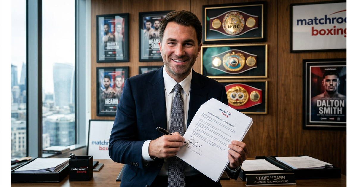 Matchroom Secures World Champion as Hearn Blocks Zuffa Threat