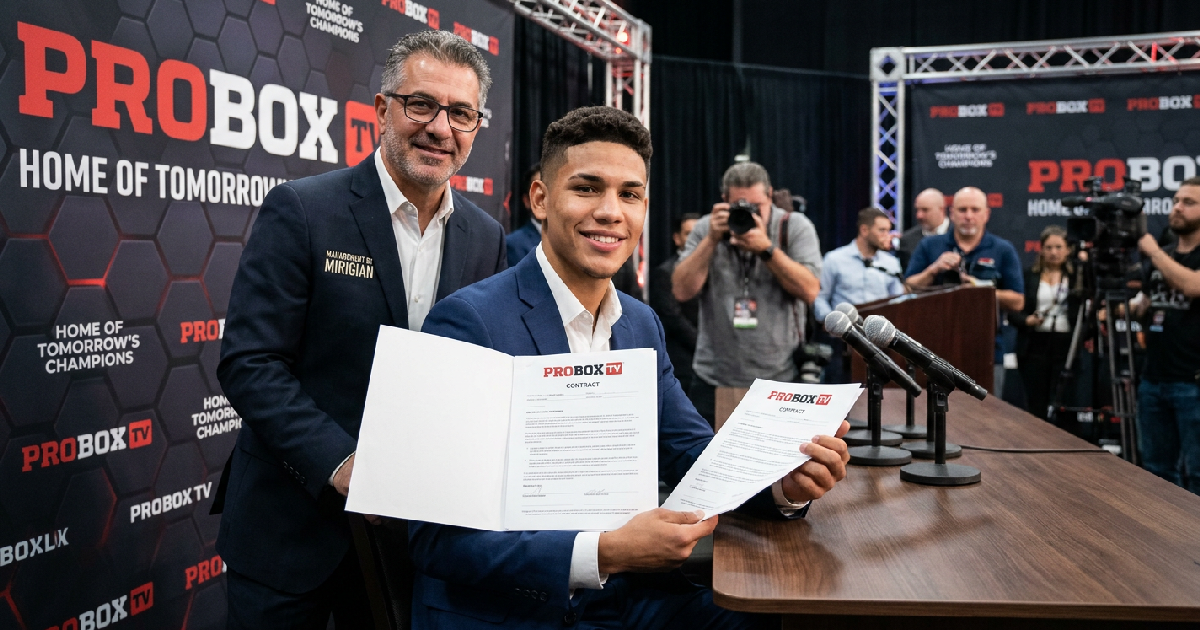 Ramon Ordonez Signs ProBox TV Deal Ahead of Professional Debut