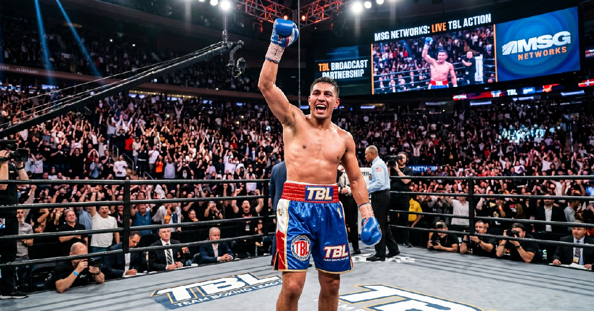 MSG Networks and TBL Team Boxing League Launch Broadcast Deal