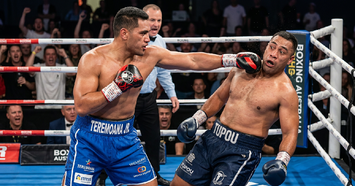 Teremoana Junior Delivers Rapid Stoppage of Bowie Tupou in Heavyweight Clash