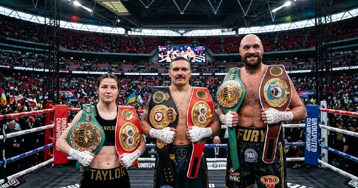 Fury Usyk and Taylor lead 2026 fight schedule and results