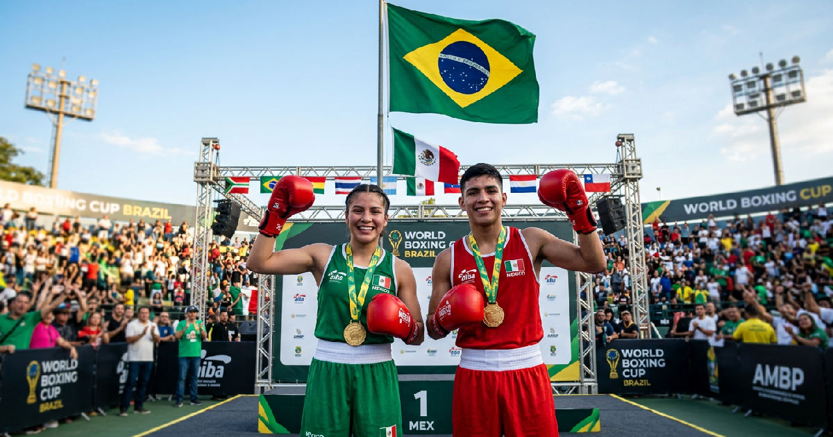 Valeria Amparán and Hugo Barrón to Represent Mexico at World Boxing Cup in Brazil