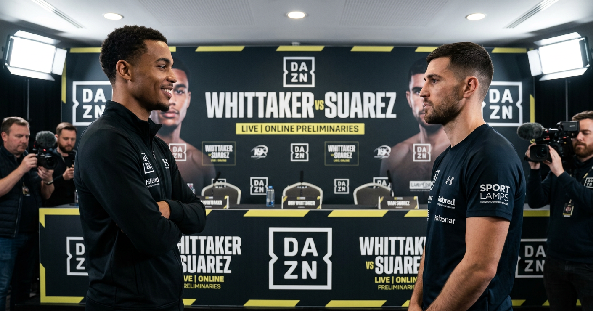 DAZN to Stream Whittaker vs Suarez Preliminaries Online
