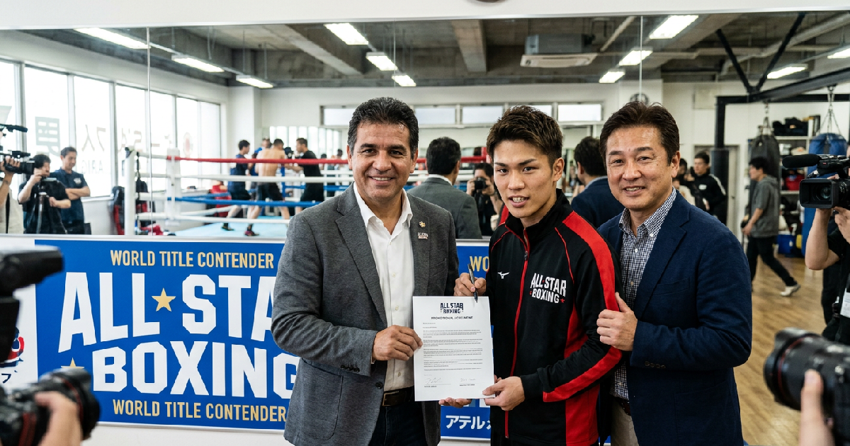 All Star Boxing Finalizes Deal with Undefeated Japanese Prospect Yuga Ozaki