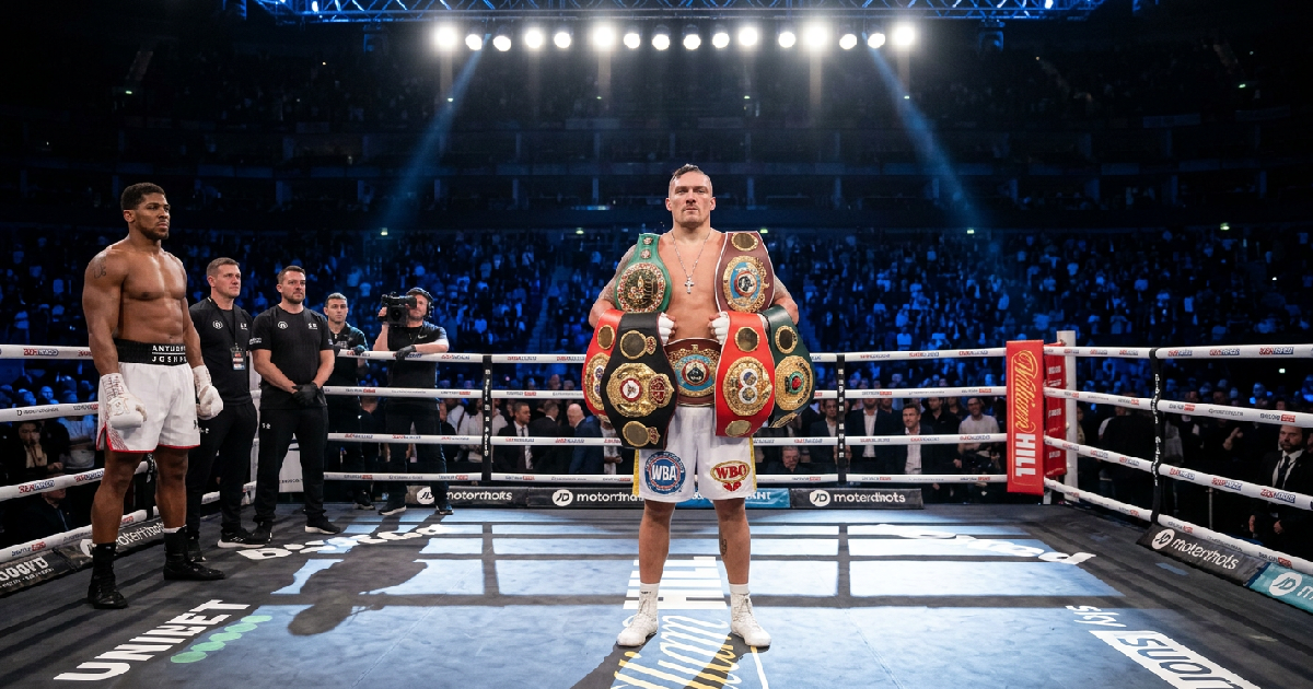 Anthony Joshua and Oleksandr Usyk Discuss Trilogy to Defy Boxing Tradition