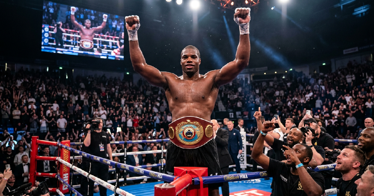Daniel Dubois holds WBO heavyweight title as UK counts six world champions
