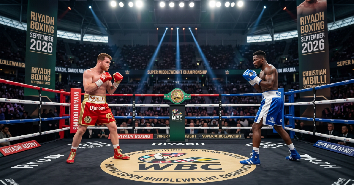 Canelo Alvarez to Challenge Christian Mbilli for WBC Title in Riyadh