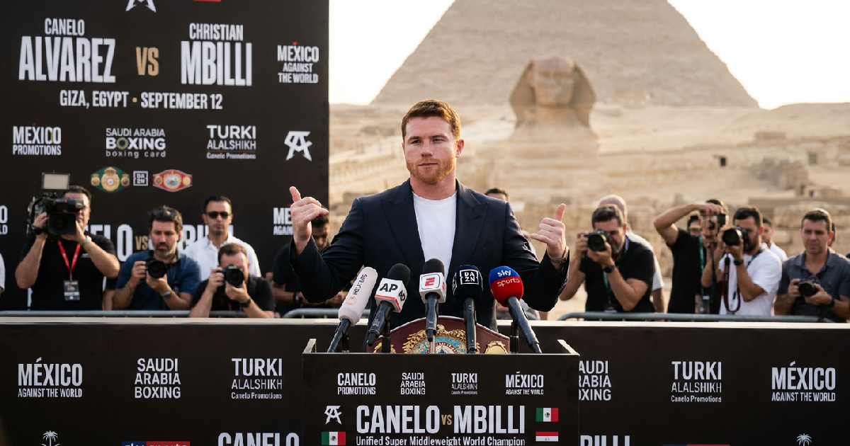 Canelo Alvarez dismisses critics ahead of September 12 Christian Mbilli title defense