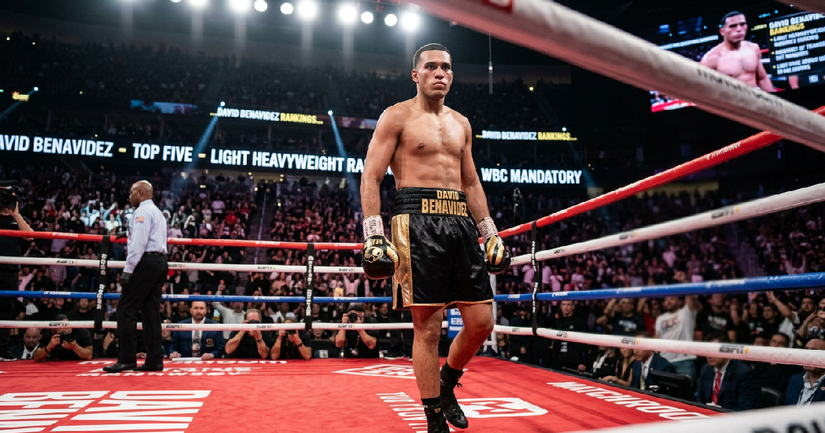 David Benavidez Enters Top Five in Second Weight Class Following Rankings Update