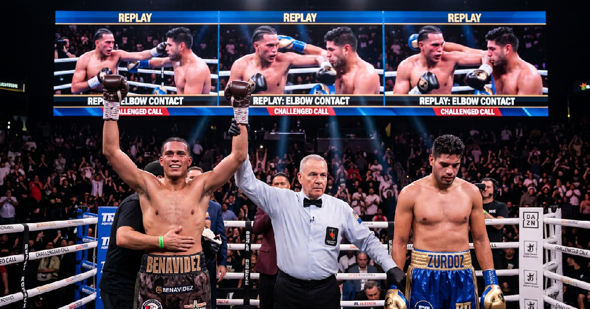 David Benavidez Stoppage of Gilberto Ramirez Marred by Elbow Replay Controversy