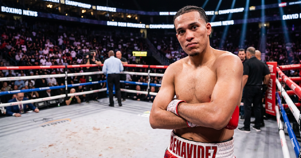 David Benavidez Questions Canelo Alvarez for Choosing Christian Mbilli Fight