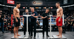 Dmitry Bivol and Michael Eifert make weight for IBF title bout in Russia 2 Dmitry Bivol and Michael Eifert make weight for IBF title bout in Russia