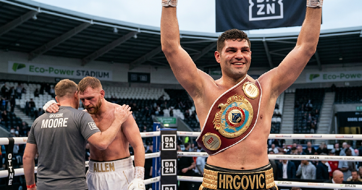 Filip Hrgovic Stops Dave Allen in Third Round to Claim IBF Intercontinental Title