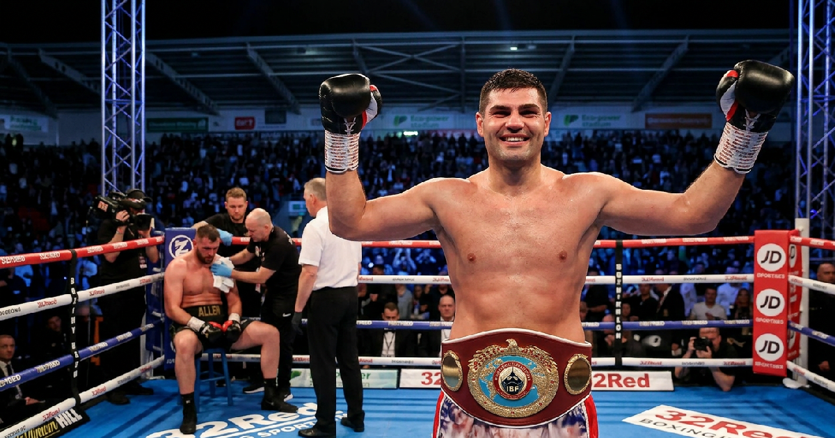Filip Hrgovic Secures Dominant Third-Round TKO Victory Over Dave Allen in Doncaster