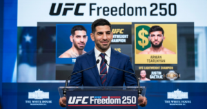Ilia Topuria Slams Arman Tsarukyan as "Man Child" Ahead of UFC Freedom 250