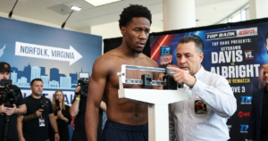 Keyshawn Davis Weight Struggle Clouds Upcoming Nahir Albright Rematch