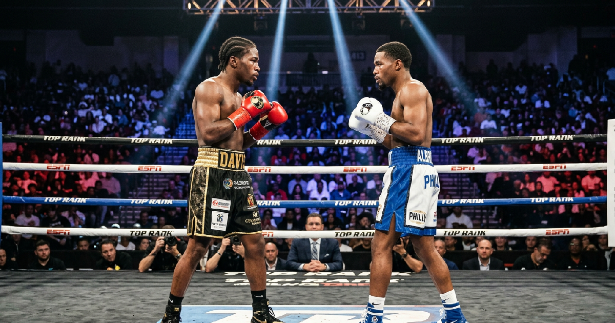 Keyshawn Davis Faces Nahir Albright in Pivotal Lightweight Main Event Matchup