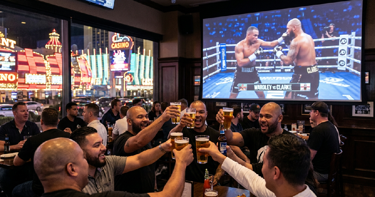 Las Vegas Venues Set to Screen Wardley and Clarke Rematch