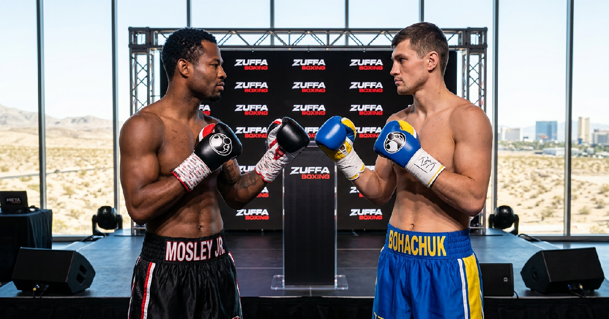 Mosley Jr and Bohachuk Set for Middleweight Clash in Las Vegas