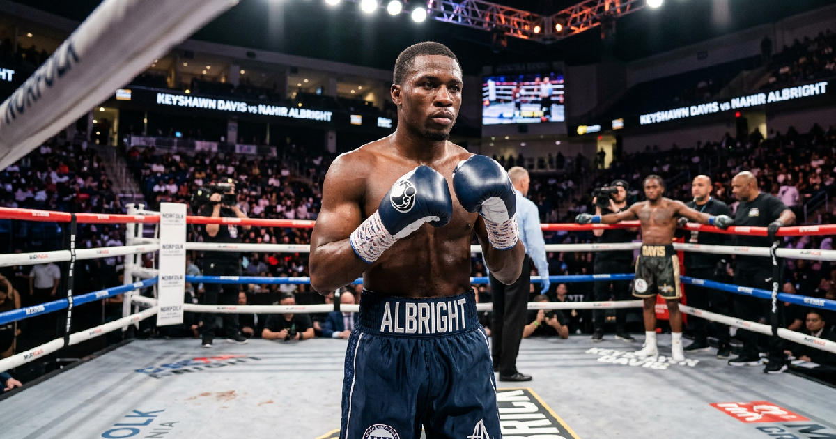 Nahir Albright Eyes Career-Defining Upset in Keyshawn Davis Rematch