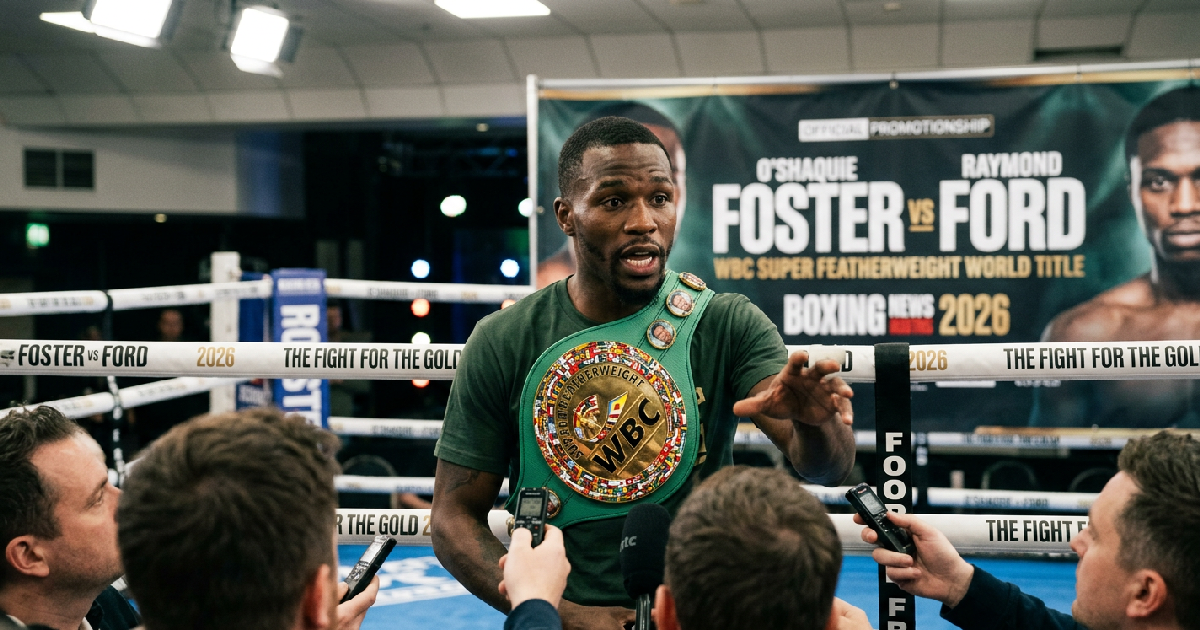 O’Shaquie Foster Slams "Scary" Shakur Stevenson and Richardson Hitchins Before Ford Fight