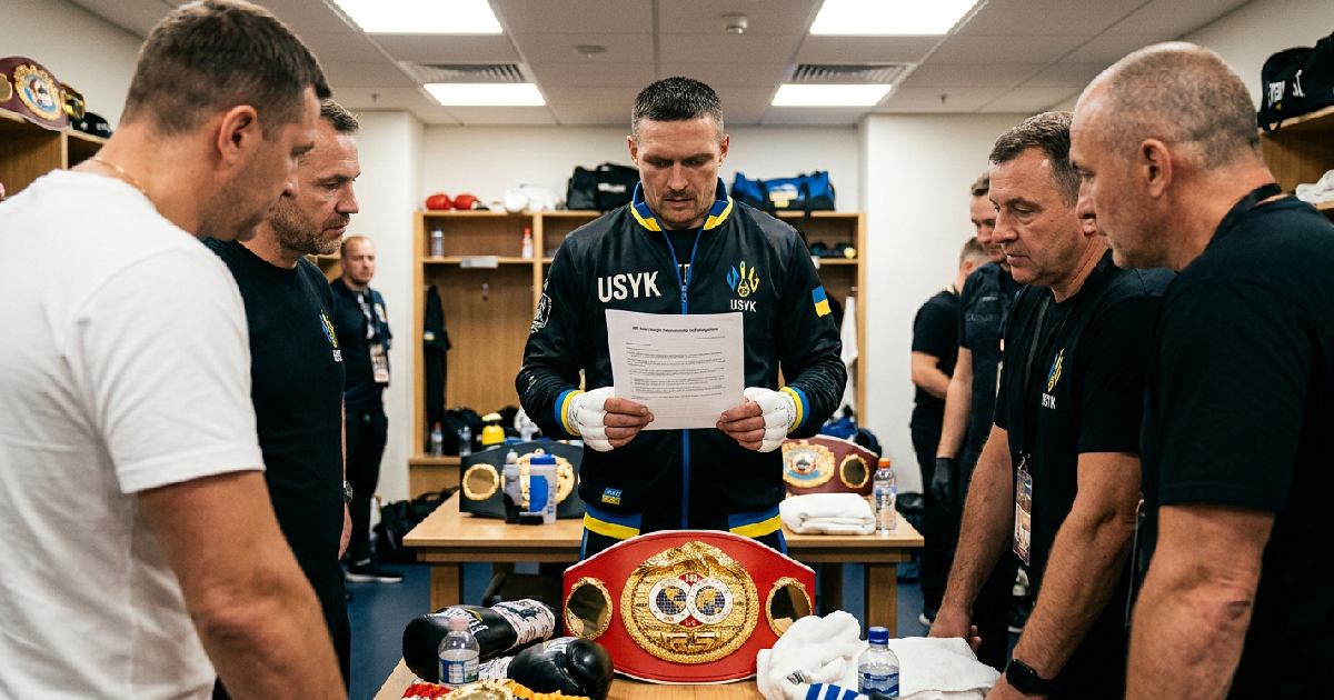 Oleksandr Usyk faces 7-day deadline to defend IBF title against Daniel Dubois