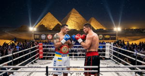 Oleksandr Usyk Defends Unified Titles Against Rico Verhoeven at Egyptian Pyramids