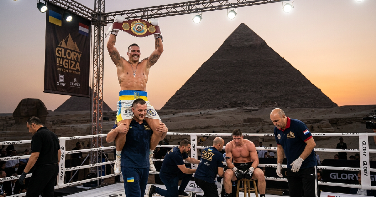 Oleksandr Usyk Stops Rico Verhoeven in Historic TKO at Pyramids of Giza