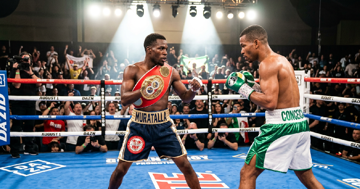 Home 1 Raymond Muratalla defends IBF 135-pound strap against Robson Conceicao on August 1