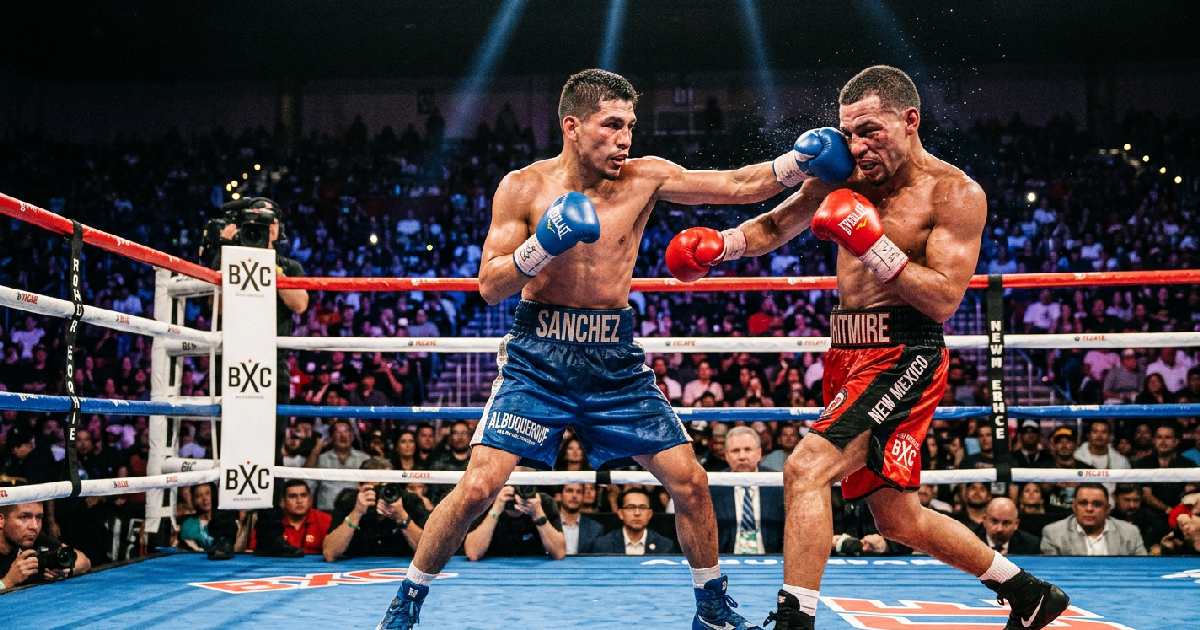 Abraham Sanchez Showcases Resilience in Tactical Encounter with Andre Whitmire