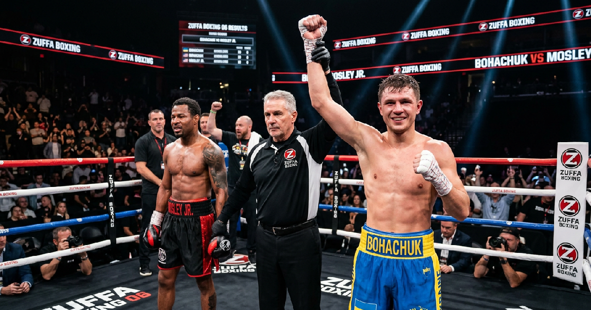 Mosley Jr. Faces Bohachuk as Zuffa Boxing 06 Results Reach Media