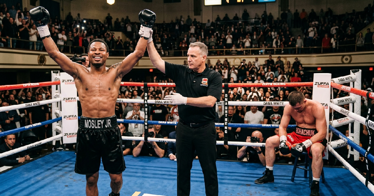 Shane Mosley Jr Secures Career-Defining Result Over Serhii Bohachuk in Zuffa Boxing Clash
