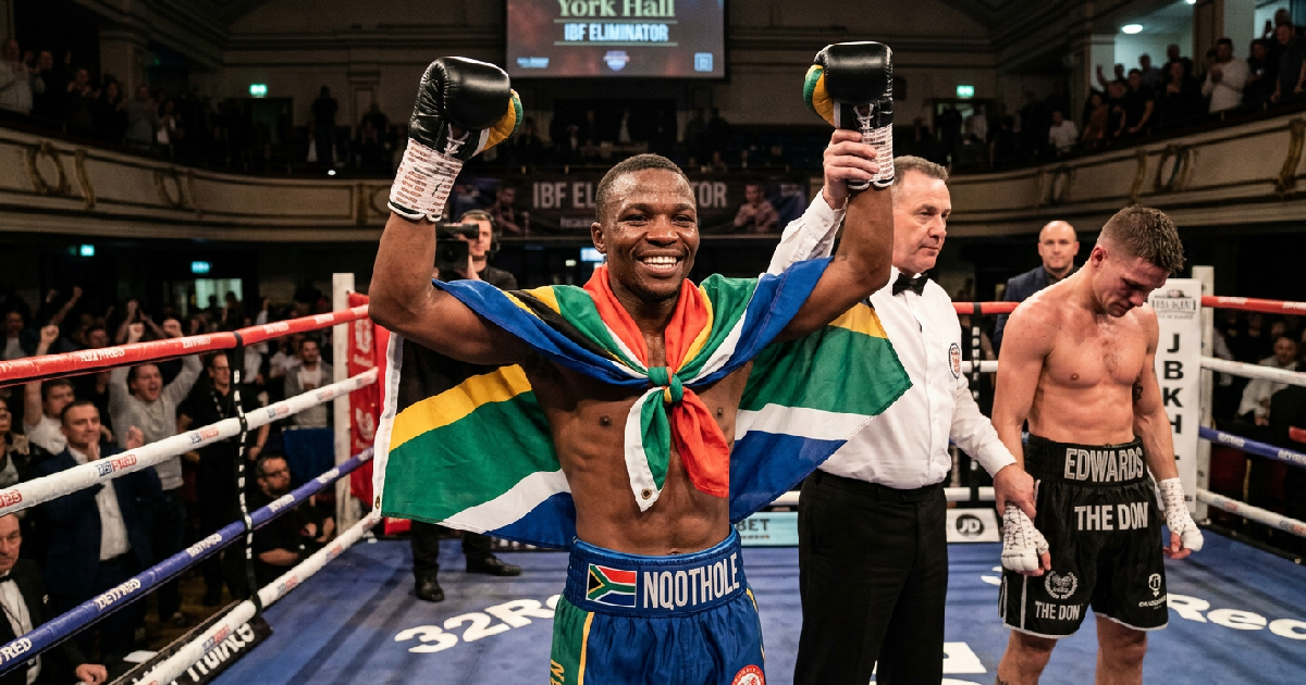 Home 1 Sikho Nqothole defeats Charlie Edwards via unanimous decision at York Hall