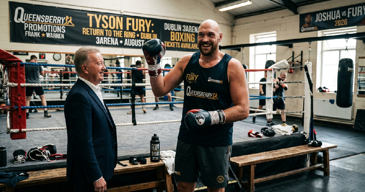 Tyson Fury confirms Dublin return to the ring for August warm-up fight
