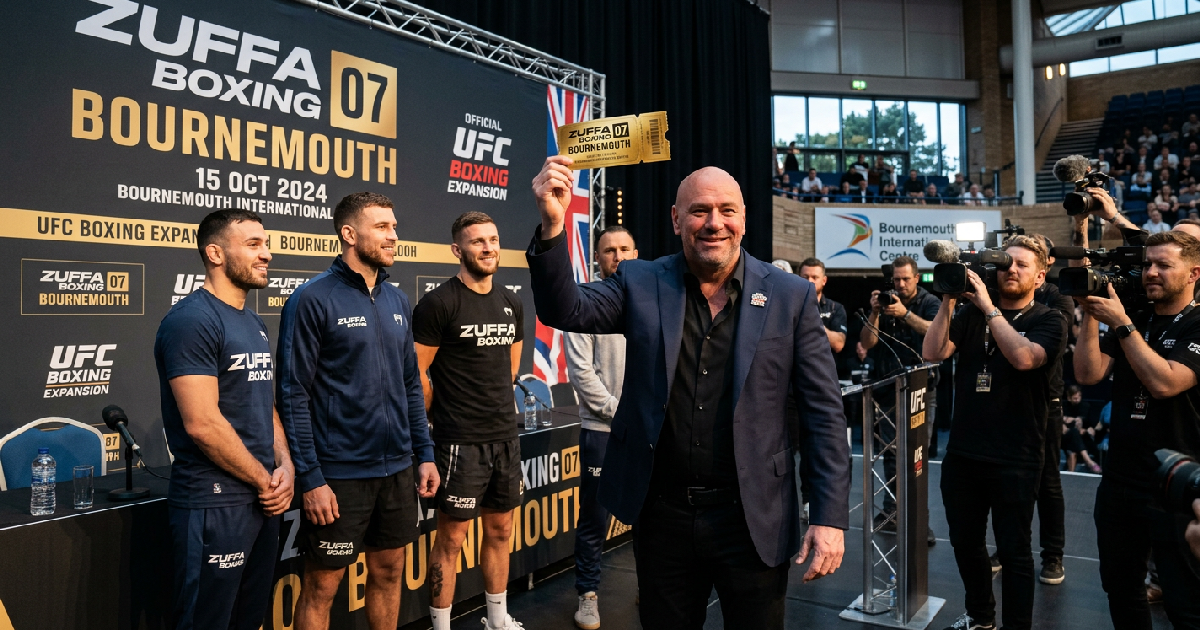 Zuffa Boxing 07 Tickets Go on Sale for Bournemouth Event