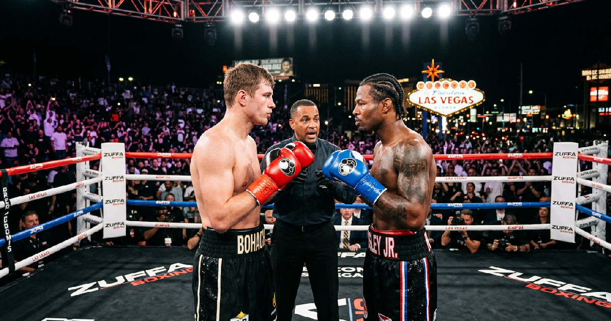 Shane Mosley Jr. Faces Serhii Bohachuk in Landmark Zuffa Boxing Event in Las Vegas