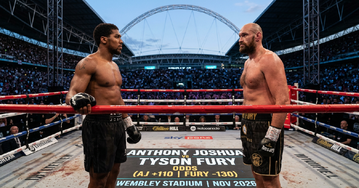 Anthony Joshua and Tyson Gipsy King sign November 2026 Wembley Stadium bout