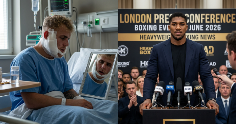 Anthony Joshua Confirms December Knockout Caused Jake Paul's Severe ...