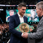 Dalton Smith receives inaugural Ricky Hatton Legacy Belt at AO Arena