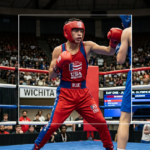Home 3 Devin Del Llano wins 138lbs junior bout at Junior Olympics in Wichita