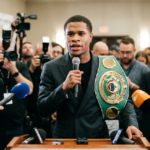 Devin Haney calls Xander Zayas a "quitter" after seventh-round stoppage