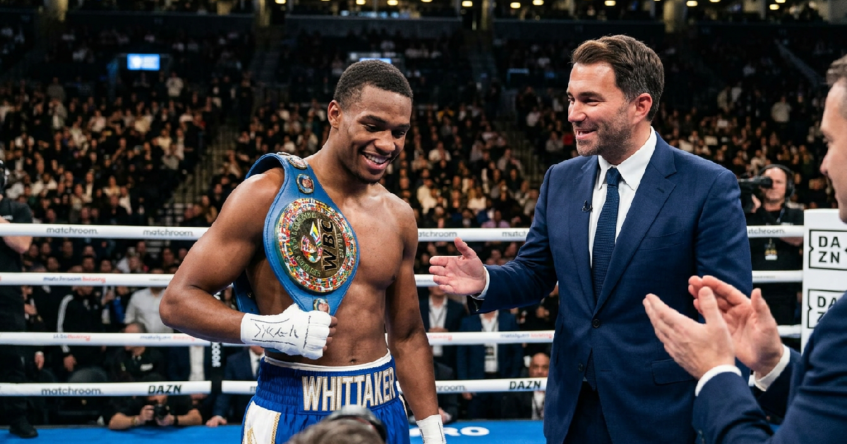 Eddie Hearn confirms Ben Whittaker to headline October Birmingham card