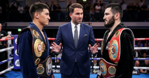 Eddie Hearn confirms Dmitry Bivol targets Artur Beterbiev trilogy over WBO mandatory
