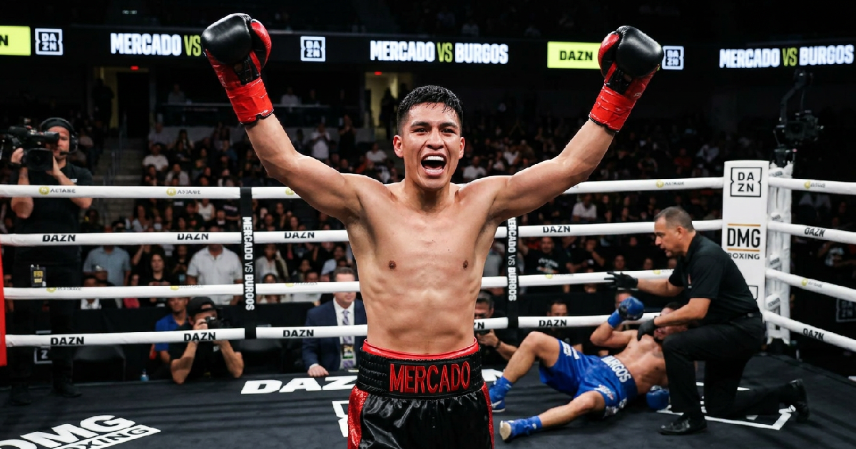 Ernesto Mercado stops Juan Carlos Burgos in second round, calls out Shakur Stevenson