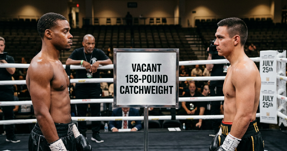 Errol Spence Jr. faces Tim Tszyu on July 25 at 158 pounds amid physical concerns