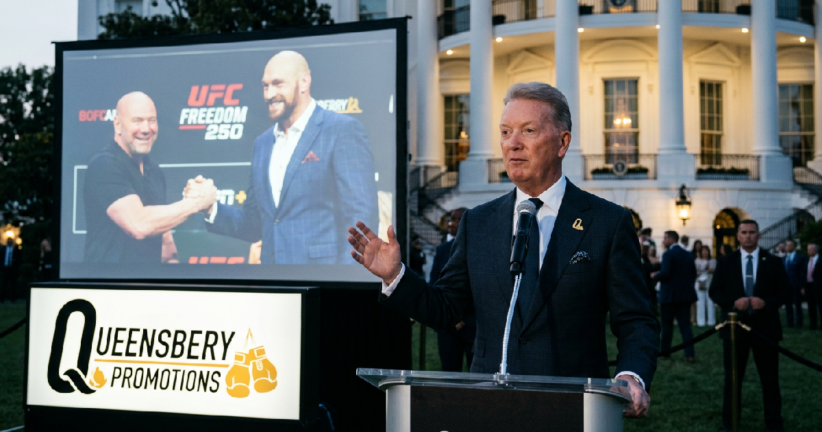 Frank Warren dismisses Dana White's involvement in Tyson Fury-Anthony Joshua fight