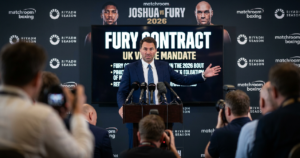 Eddie Hearn confirms Anthony Joshua’s deal mandates UK location for 2026 bout 4 Fury contract: Eddie Hearn confirms Anthony Joshua’s deal mandates UK location for 2026 bout