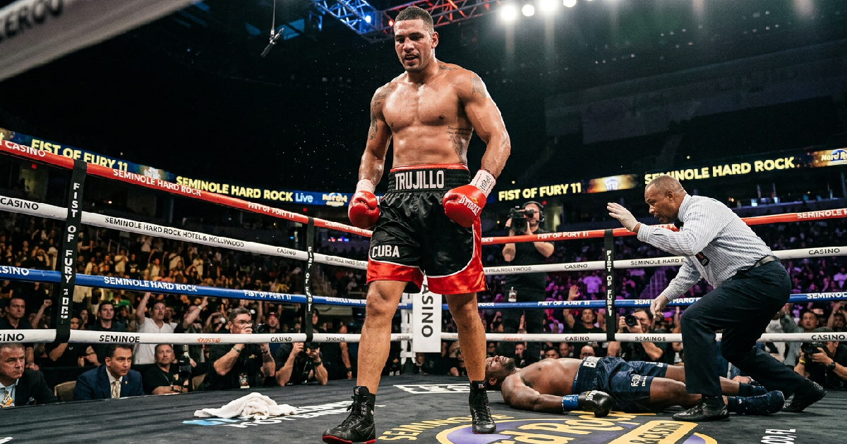 Gustavo Trujillo stops Calvin Barnett in seventh round at Hard Rock