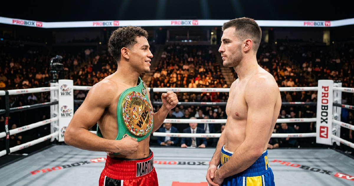 Lester Martinez vs Luka Plantic: Lester Martinez defends super middleweight title against Luka Plantic on August 29