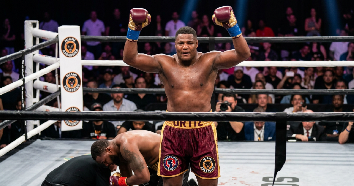Luis Ortiz scores second-round knockout against Edward Millard in Fort Lauderdale